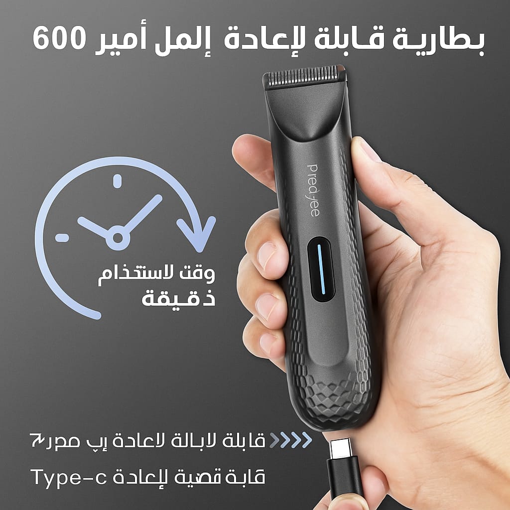 Waterproof Electric Hair Trimmer for Men