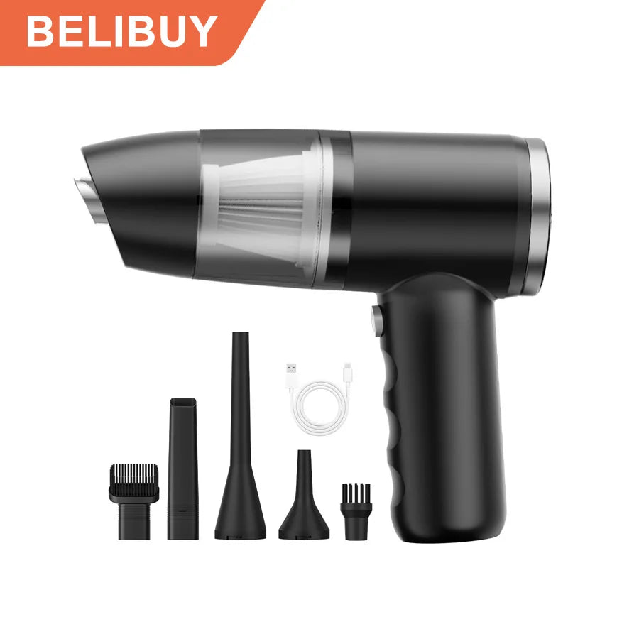 BELIBUY Car Vacuum Cleaner Portable Vacuum Cleaner home appliance High Power Mini Wireless Cleaner Carpet Vacuum Cleaner